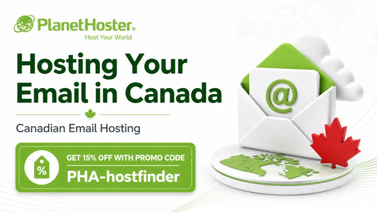 PlanetHoster web hosting with unlimited business email and N0C control panel